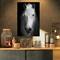 Designart - White Horse Black and White - Animal Canvas Art Print
